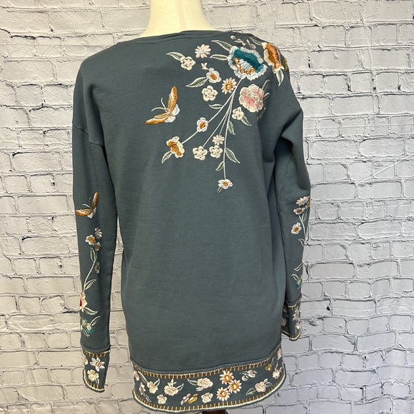 Johnny Was embroidery top NWT, Small - Picture 4 of 6